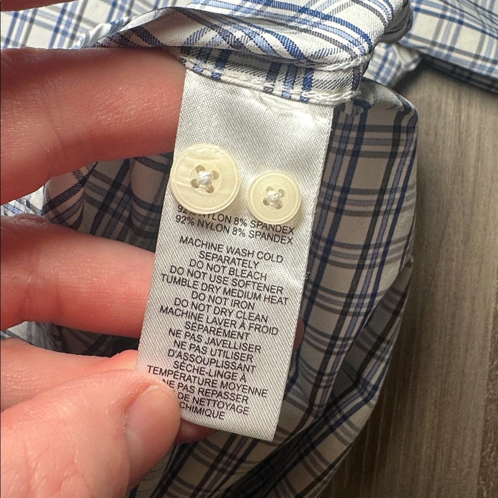 UNTUCKit Rosedale Performance Checkered Plaid Lon… - image 6